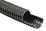 RS PRO Dark Grey PVC Reinforced Flexible Ducting, 10m, (Minimum) 38mm Bend Radius