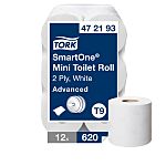 Tork 12 rolls of 620 Sheets Toilet Roll, 2 ply