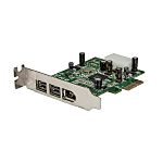3 Port Low Profile PCIe FireWire Adapter
