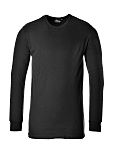 RS PRO Black Cotton, Polyester Thermal Shirt, S