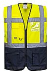 Reflexní vesta, SC: XL, Žlutá, Polyester 2 EN20471 třída 1 Dvoubarevné Executive