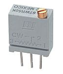 2kΩ, Through Hole Trimmer Potentiometer 0.5W Top Adjust TT ElectronicsBI, 67