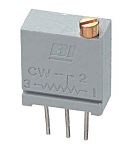 10kΩ, Through Hole Trimmer Potentiometer 0.5W Top Adjust TT ElectronicsBI, 67