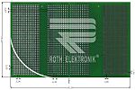 RE610-LF, Double Sided Eurocard FR4 With 15 x 47, 37 x 94, 7 x 37 0.3mm Holes, 1 x 1mm Pitch, 160 x 100 x 1.5mm