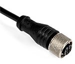 RS PRO Straight Female 5 way M12 to Unterminated Sensor Actuator Cable, 5m