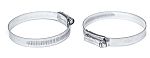 RS PRO Stainless Steel Hex Screw Worm Drive, 12mm Band Width, 85 → 100mm ID