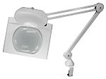 RS PRO LED Magnifier Lamp with Table Clamp Mount, 3dioptre, 190 x 160mm Lens