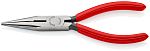 Knipex Long Nose Pliers, 160 mm Overall, Straight Tip, 50mm Jaw