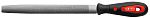 RS PRO 250mm, Second Cut, Half Round Engineers File With Soft-Grip Handle