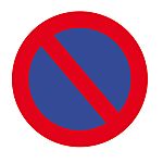 PVC No Parking Prohibition Floor Sticker