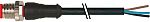 RS PRO Straight Male 4 way M12 to Unterminated Sensor Actuator Cable, 5m