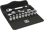 Wera 13-Piece Metric 1/4 in Standard Socket Set with Ratchet, 6 point