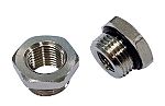 RS PRO Brass Pipe Fitting, Straight Threaded Reducer, Male 1/4in to Female 1/8in