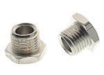 RS PRO G 1/4 Male Nickel Plated Brass Plug Fitting