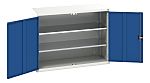 Bott 2 Door Steel  Lockable Floor Standing Cupboard, 1000 x 1300 x 550mm