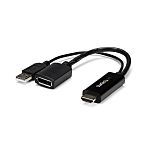 StarTech.com HDMI to DisplayPort Adapter, 255mm Length - 3840 x 2160 Maximum Resolution