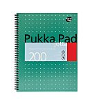 Cuaderno Pukka JM018, Verde Encuadernación de Tapa Dura A4 100 Hojas