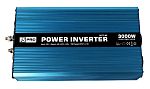 RS PRO Pure Sine Wave 3000W Power Inverter, 24V Input, 230V Output