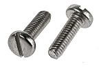 RS PRO Slot Pan A2 304 Stainless Steel Machine Screws DIN 85, M2x4mm