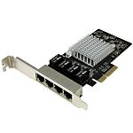 StarTech.com 4 Port PCIe RJ45 Network Card, 10/100/1000Mbit/s