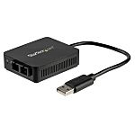 Startech USB Ethernet Adapter USB 2.0 USB A to SFP Fibre Optic 1000Mbit/s Network Speed