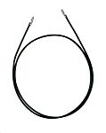 RS PRO Female DF14 to Female DF14 Crimped Wire, 300mm, 0.14mm², Black