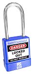 RS PRO 1-Lock Steel Safety Padlocks