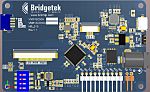 Bridgetek VM816CU50A-N, EVE Credit Card Board (no display) LCD Development Module With USB for BT816 EVE