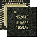 Nordic Semiconductor NRF52840-QIAA-R RF Transceiver, 73-Pin QFN