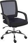 RS PRO Black Fabric Typist Chair