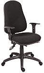 RS PRO Black Fabric Typist Chair