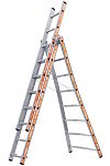 TUBESCA Aluminium Ladder 8 steps 5.13m open length