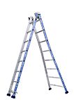 TUBESCA Aluminium Ladder 16 steps 4.04m open length