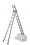 TUBESCA Aluminium Ladder 20 steps 4.88m open length