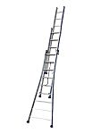 TUBESCA Aluminium Ladder 27 steps 6.01m open length