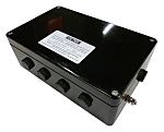 CE-TEK CEP Series Black Polyester Junction Box, IP66, IECEx, 160 x 90 x 260mm