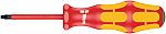 Wera Torx Insulated Screwdriver, T20 Tip, 80 mm Blade, VDE/1000V, 178 mm Overall
