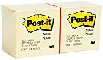 Post-It Yellow Sticky Note, 100 Notes per Pad, 76mm x 76mm