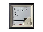 Analogový panelový ampérmetr, výška výřezu: 68mm, max. hodnota: 25 (Input)A AC, šířka výřezu: 68mm, přesnost měřicího