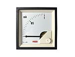 RS PRO Analogue Panel Ammeter 1 (Input)mA DC, 68mm x 68mm, 1 % Moving Coil