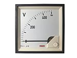RS PRO Analogue Panel Ammeter DC, 92mm x 92mm, 1 % Moving Coil