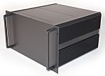 Caja de montaje en rack de 19" 6U RS PRO, de Aluminio, Aluminio Extruido, 425 x 425 x 262mm