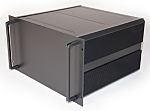 Caja de montaje en rack de 19" 6U RS PRO, de Aluminio, Aluminio Extruido, 465 x 425 x 262mm