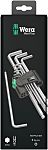Wera 9 piece L Shape Metric Hex Key Set, 1.5 → 10mm