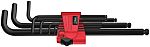 Wera 9 piece L Shape Metric Hex Key Set, 1.5 → 10mm