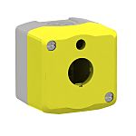Schneider Electric Yellow PC Harmony XALK Control Station Enclosure - 1 Hole 22mm Diameter
