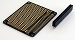Sunhayato Double Sided Matrix Board CEM-3 0.9mm Holes, 2.54mm Pitch, 65 x 56 x 1.6mm