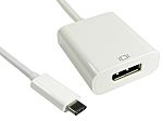 RS PRO USB C to DisplayPort Adapter Cable, 1 Supported Display(s) - 4K