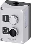 Siemens Control Station Switch, Metal, Black, White, IP66, IP67, IP69