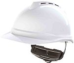 MSA Safety V-Gard 500 White Safety Helmet , Adjustable, Ventilated